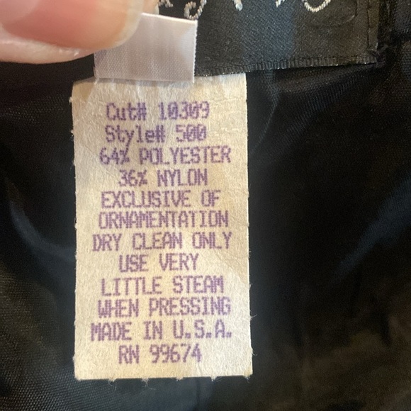 Black Formal Long Maxi Skirt by Chelsea Nights Size 12 NWT Y2K - Picture 13 of 13